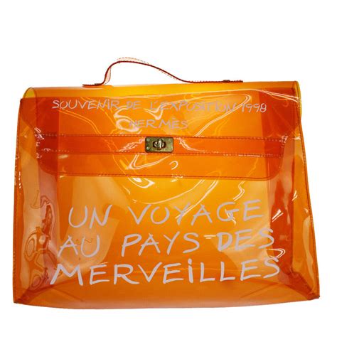 hermes vinyl bag